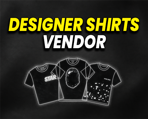Designer Shirts Vendor *PASSING*