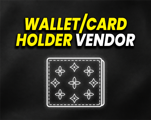 Wallet/Card Holder Vendor